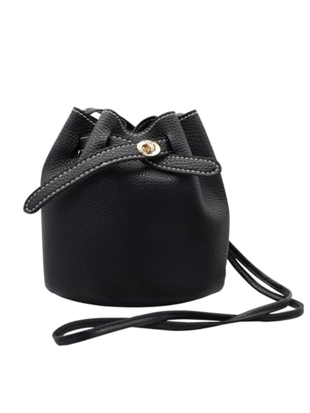 Ladies Bucket Bags, Leather Bucket Purses Lightweight Crossbody Purse with